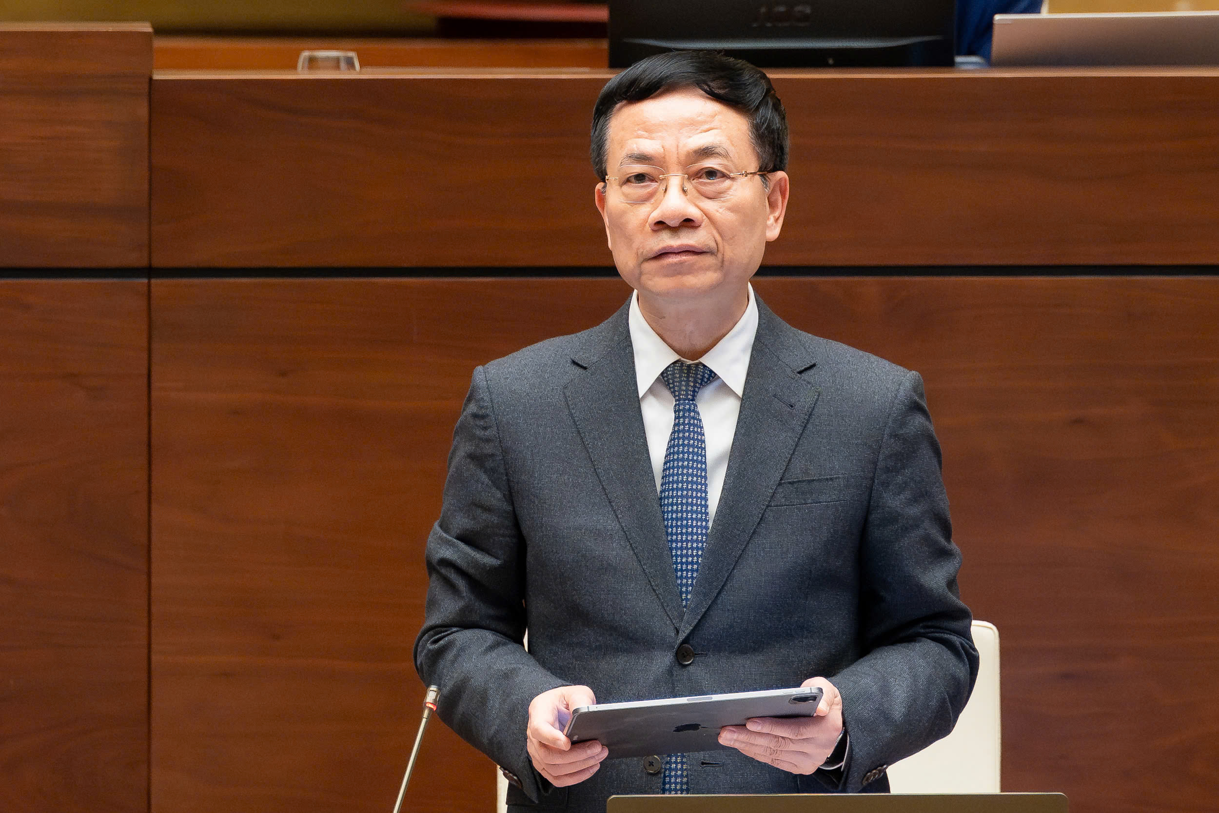 Bộ trưởng Bộ Khoa học và Công nghệ Nguyễn Mạnh Hùng.&nbsp;