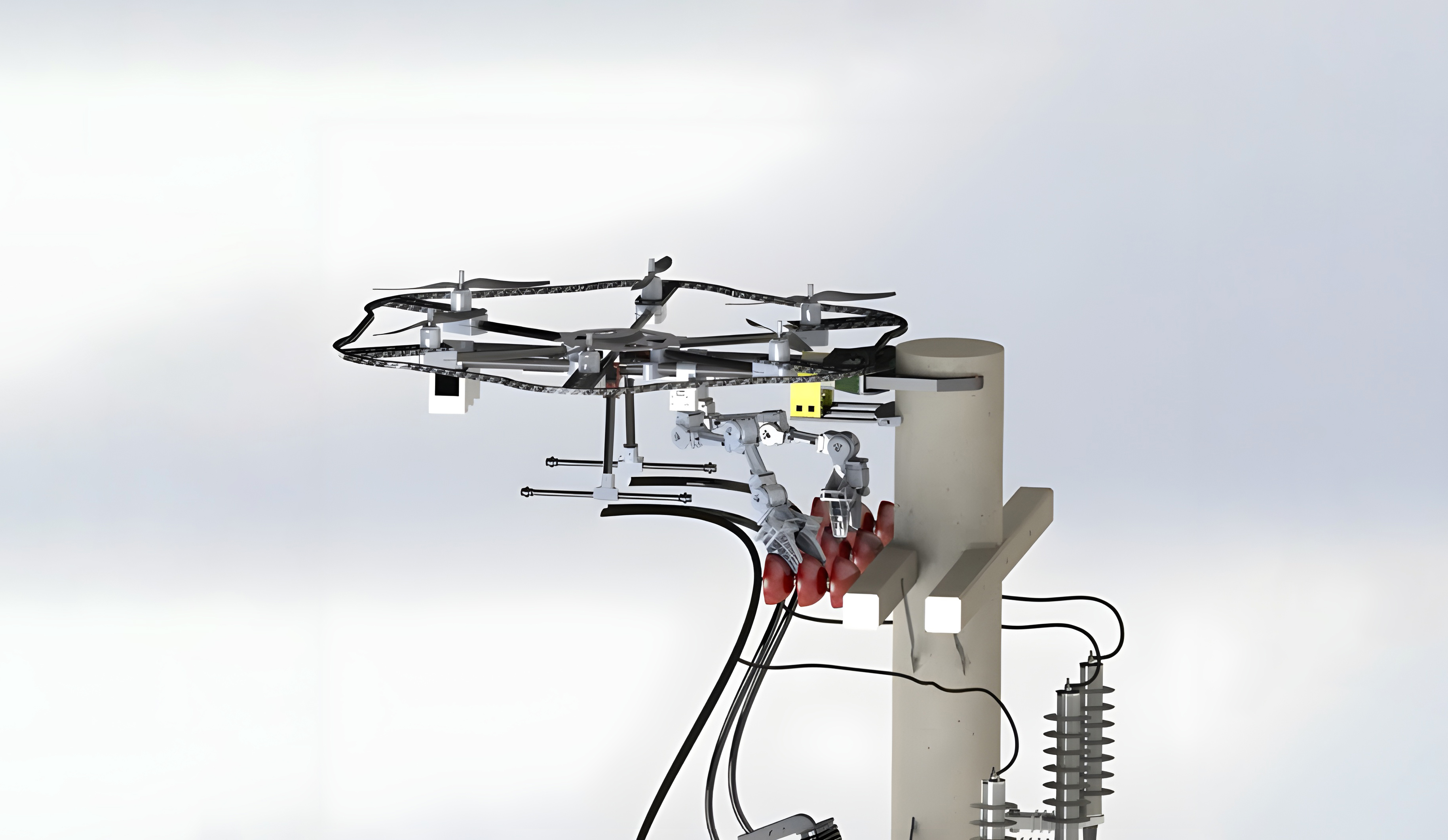 Aerial Robot - Cánh tay robot gắn vào UAV được tạo ra từ tổ hợp công nghệ Robotics và UAV,