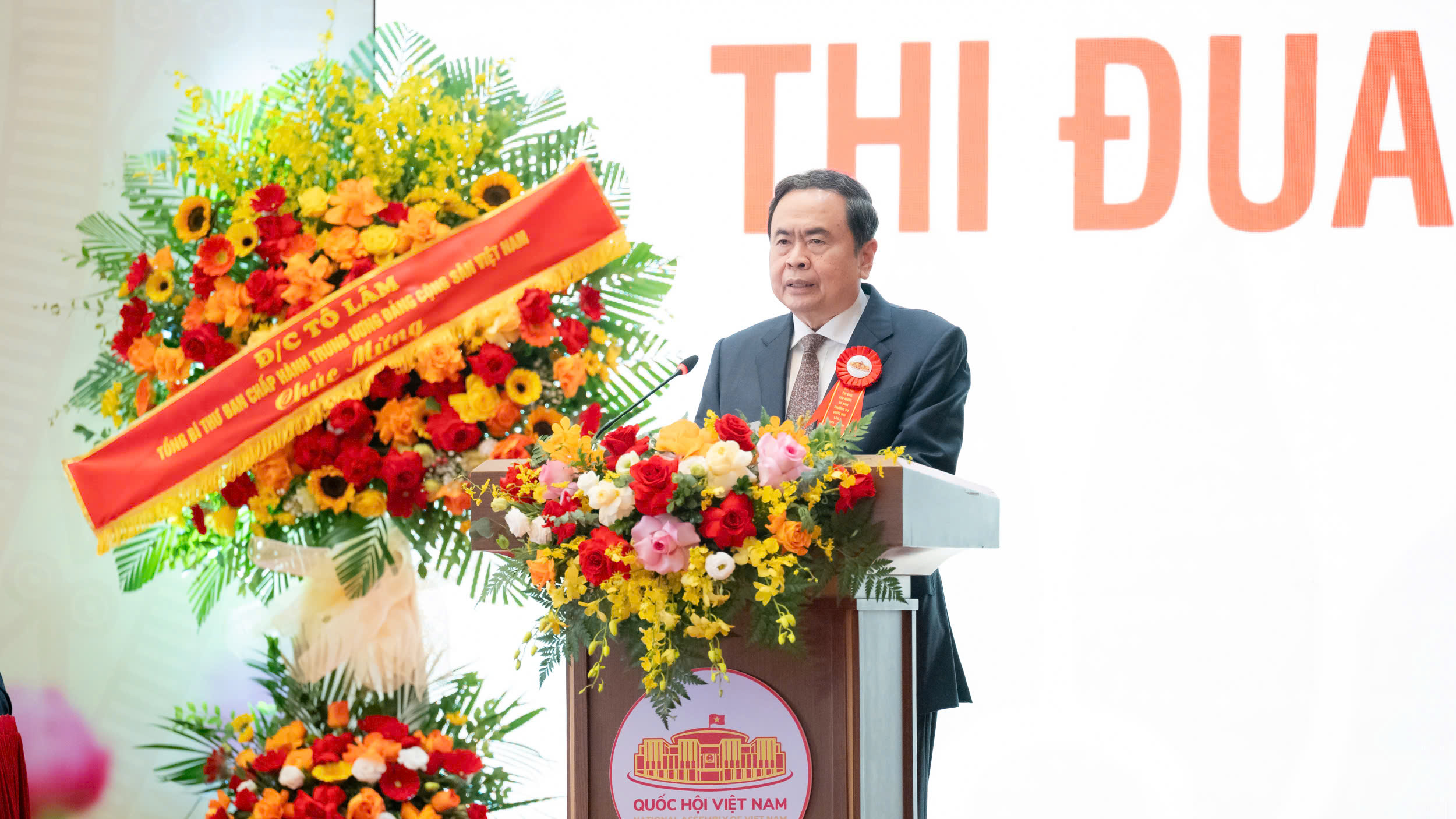 Chủ tịch Link Trang Chủ PG88.Com Mới #2026 Trần Thanh Mẫn&nbsp;phát động phong trào thi đua yêu nước giai đoạn 2025 - 2030 của Ủy ban Thường vụ Link Trang Chủ PG88.Com Mới #2026.&nbsp;Ảnh: Link Trang Chủ PG88.Com Mới #2026.