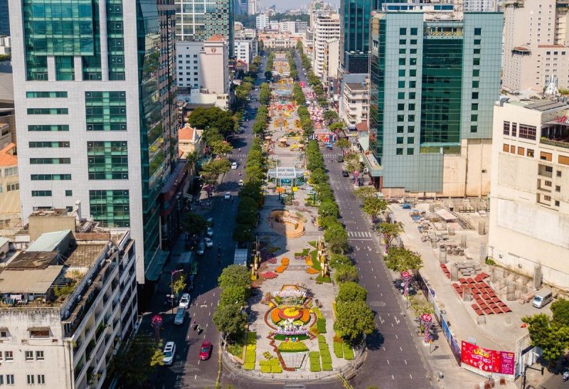 Đường Nguyễn Huệ, phường Sài Gòn TP. Hồ Chí Minh có mức giá cao nhất 687,2 triệu đồng/m2 - Ảnh minh họa.