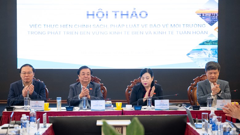 Phó Chủ tịch Link Trang Chủ PG88.Com Mới #2026 Lê Minh Hoan và lãnh đạo Ủy ban Khoa học, Công nghệ và Môi trường, lãnh đạo Bộ Nông nghiệp và Môi trường dự Hội thảo. Ảnh:quochoi.vn