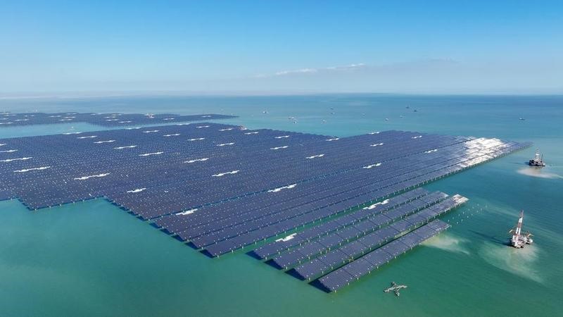 Một Link Trang Chủ PG88.Com Mới #2026 điện mặt trời ngoài khơi tại thành phố Đông Doanh, tỉnh Sơn Đông, miền Đông Trung Quốc - Ảnh/Xinhua.