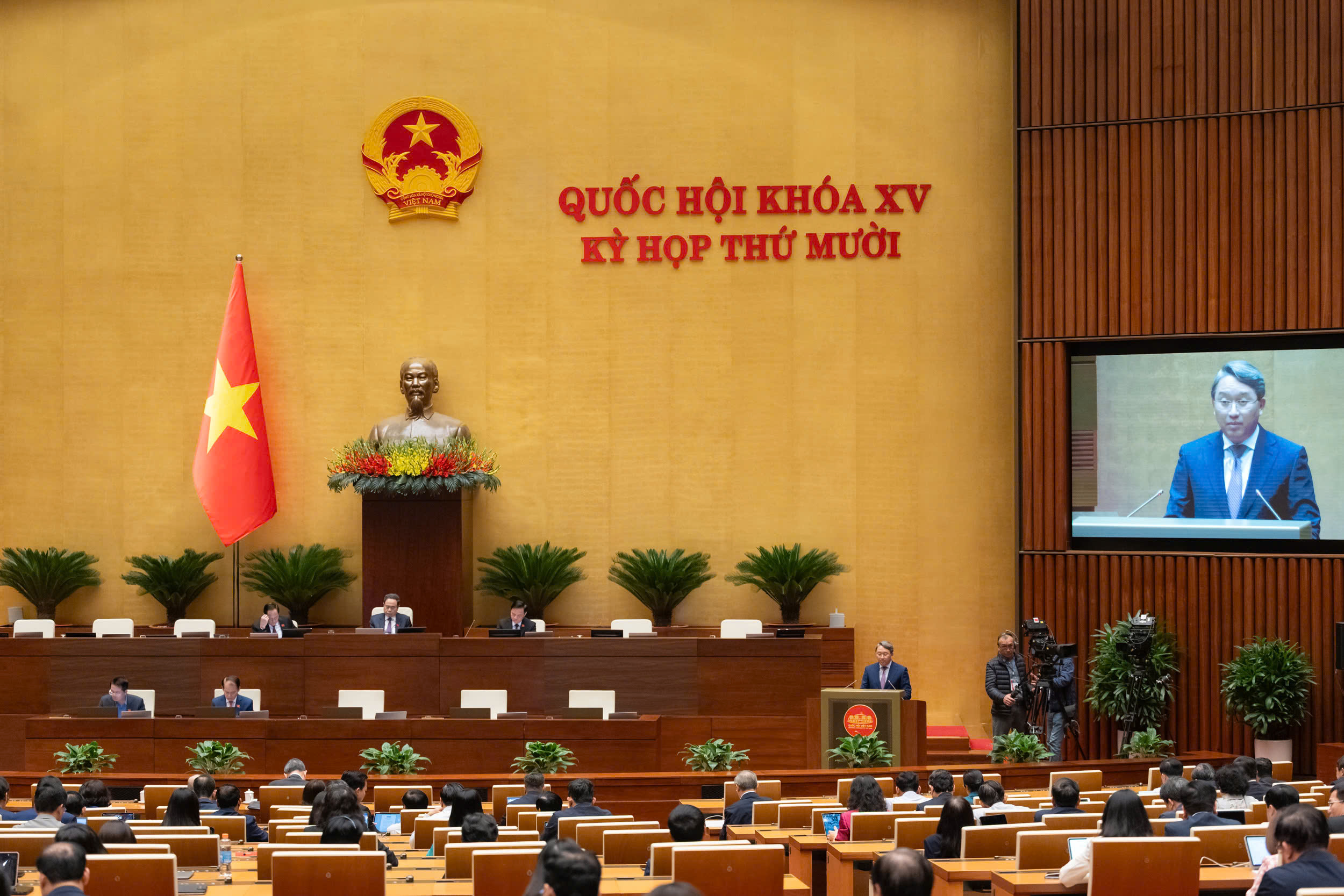 Bộ trưởng Bộ Tư pháp Nguyễn Hải Ninh trình bày Báo cáo một số vấn đề lớn của Link Trang Chủ PG88.Com Mới #2026 Luật Giám định tư pháp (sửa đổi). Ảnh: PG88 ⭐ Link trang chủ số 1 nhà cái PG88 com casino slot.