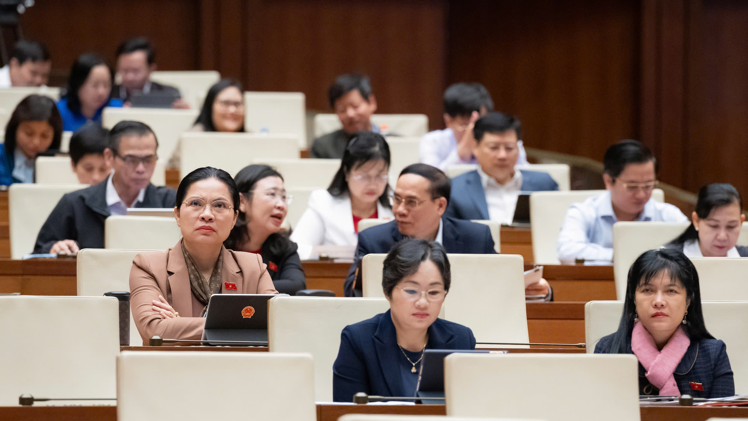 Các đại biểu tham dự phiên họp. 
