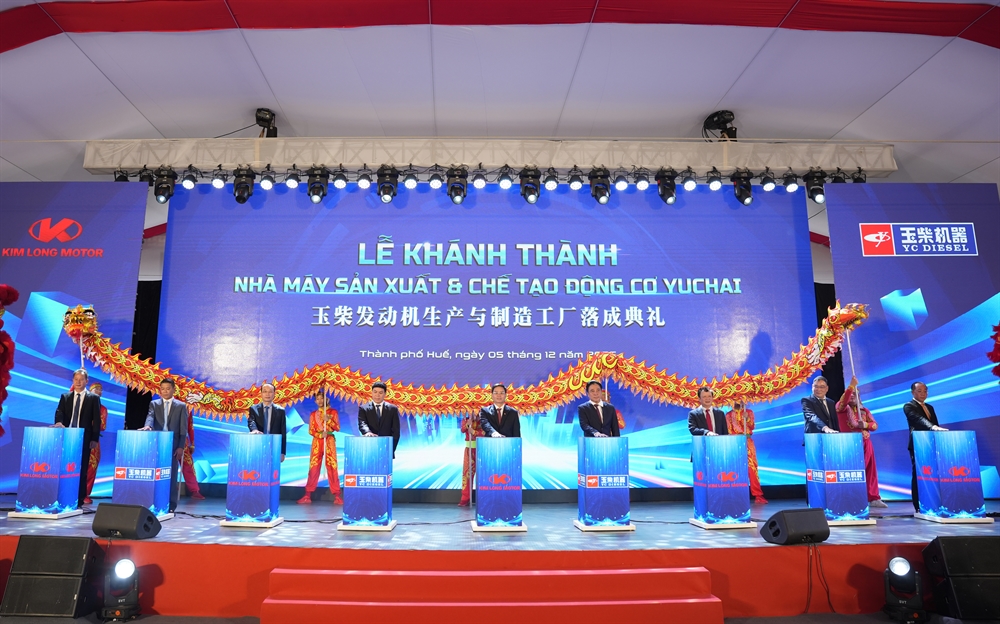 Nghi thức khánh thành Nhà máy sản xuất & Chế tạo động cơ YUCHAI