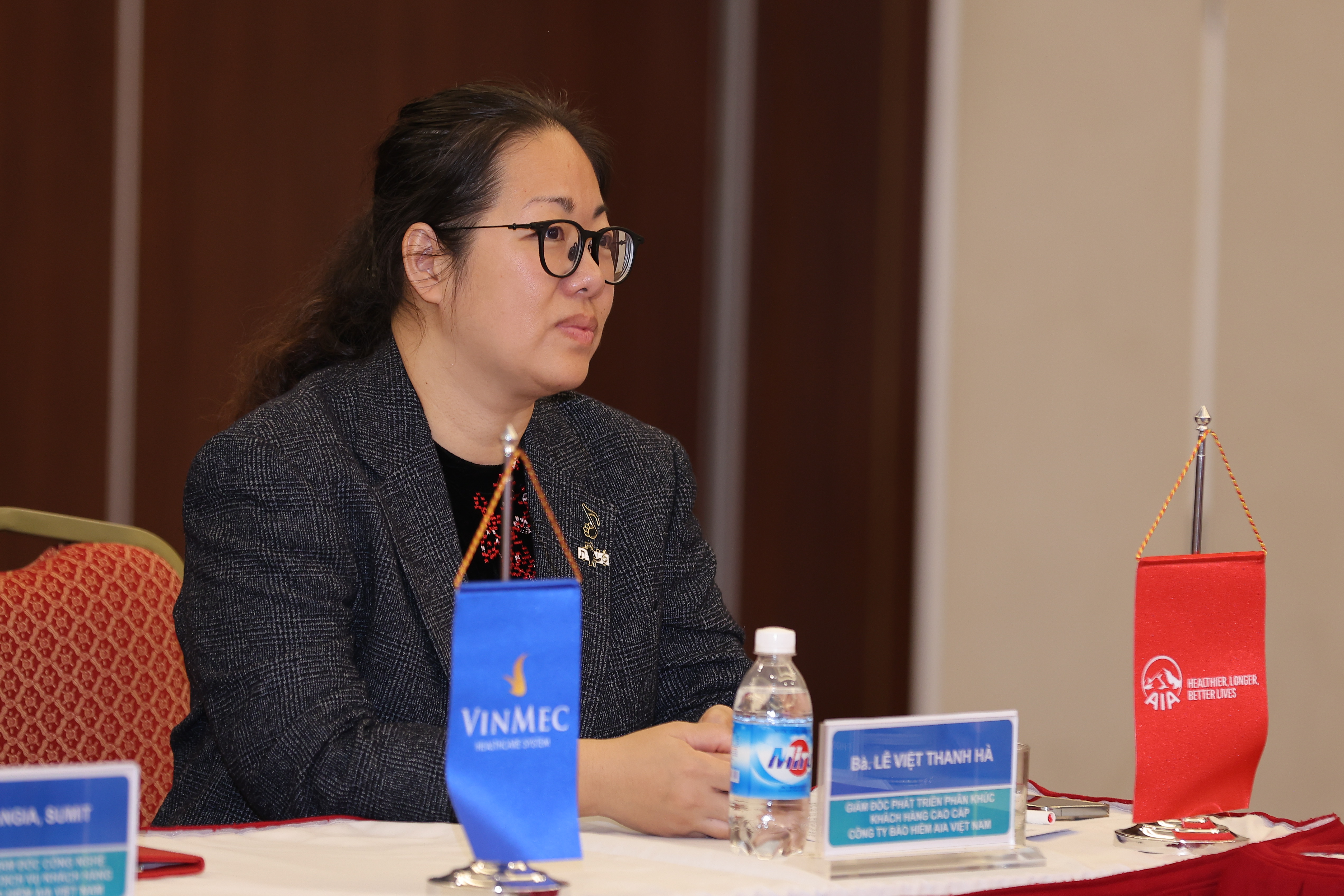 Bà Lê Việt Thanh Hà, Giám đốc Phân khúc Khách hàng cao cấp AIA Việt Nam.