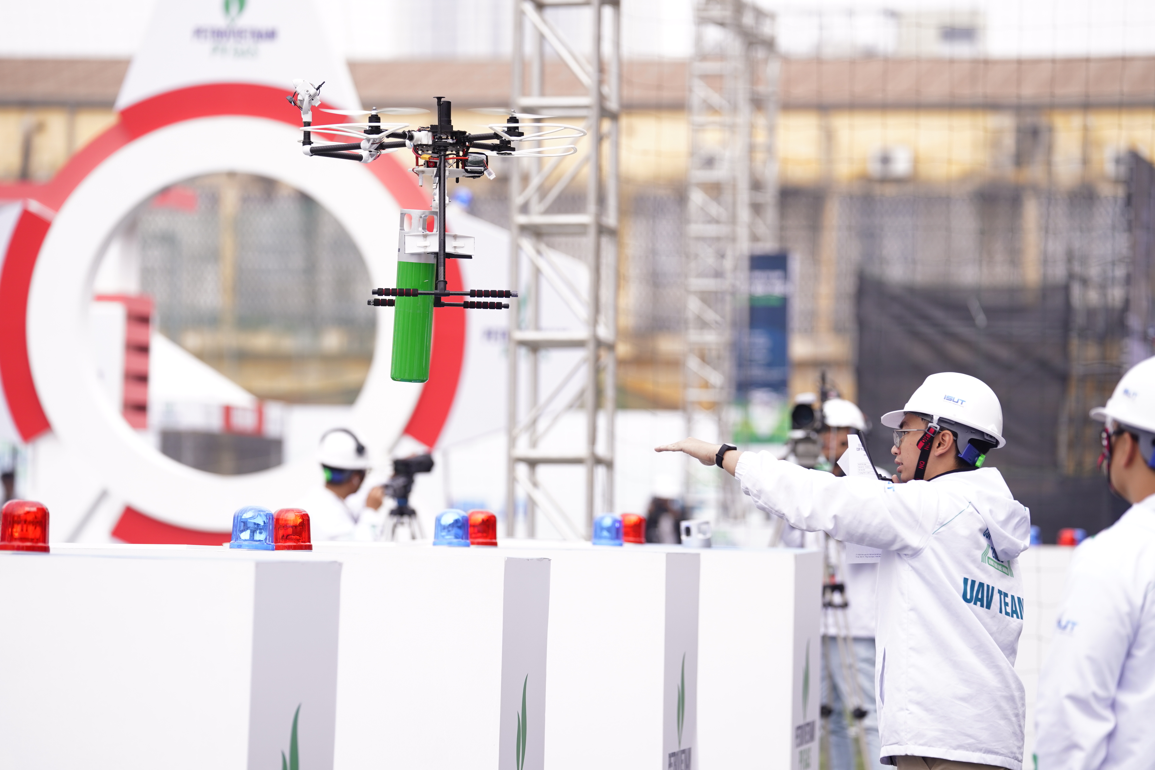 Nhiều giải pháp sáng tạo UAV độc đáo được trình diễn tại cuộc thi.