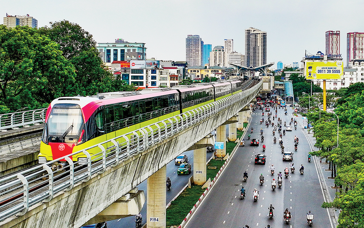 Mạng lưới đường sắt đô thị Hà Nội tăng tốc mở rộng