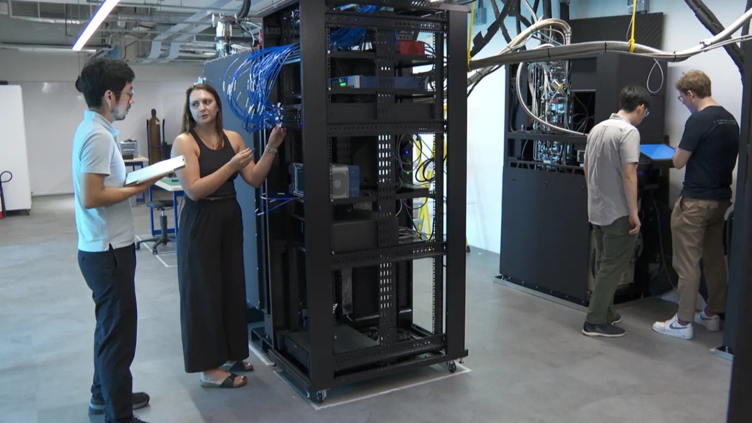 Bên trong văn phòng Horizon Quantum Singapore, được chụp vào ngày 3/12/2025.
