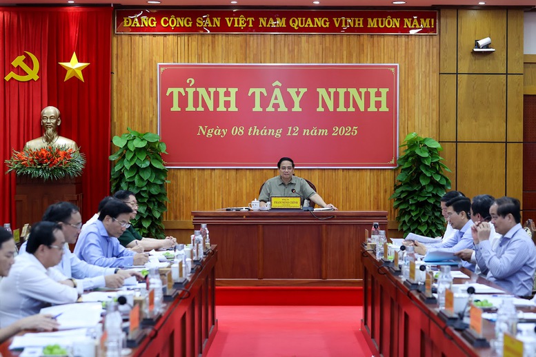 Thủ tướng Phạm Minh Chính Pg88hi Thể Thao, Bóng Đá, Casino, Nổ Hũ, Xổ Số với tỉnh Tây Ninh - Ảnh: VGP