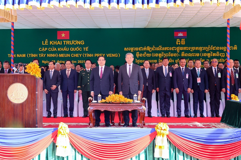 Khai trương cặp cửa khẩu quốc tế Tân Nam – Meun Chey