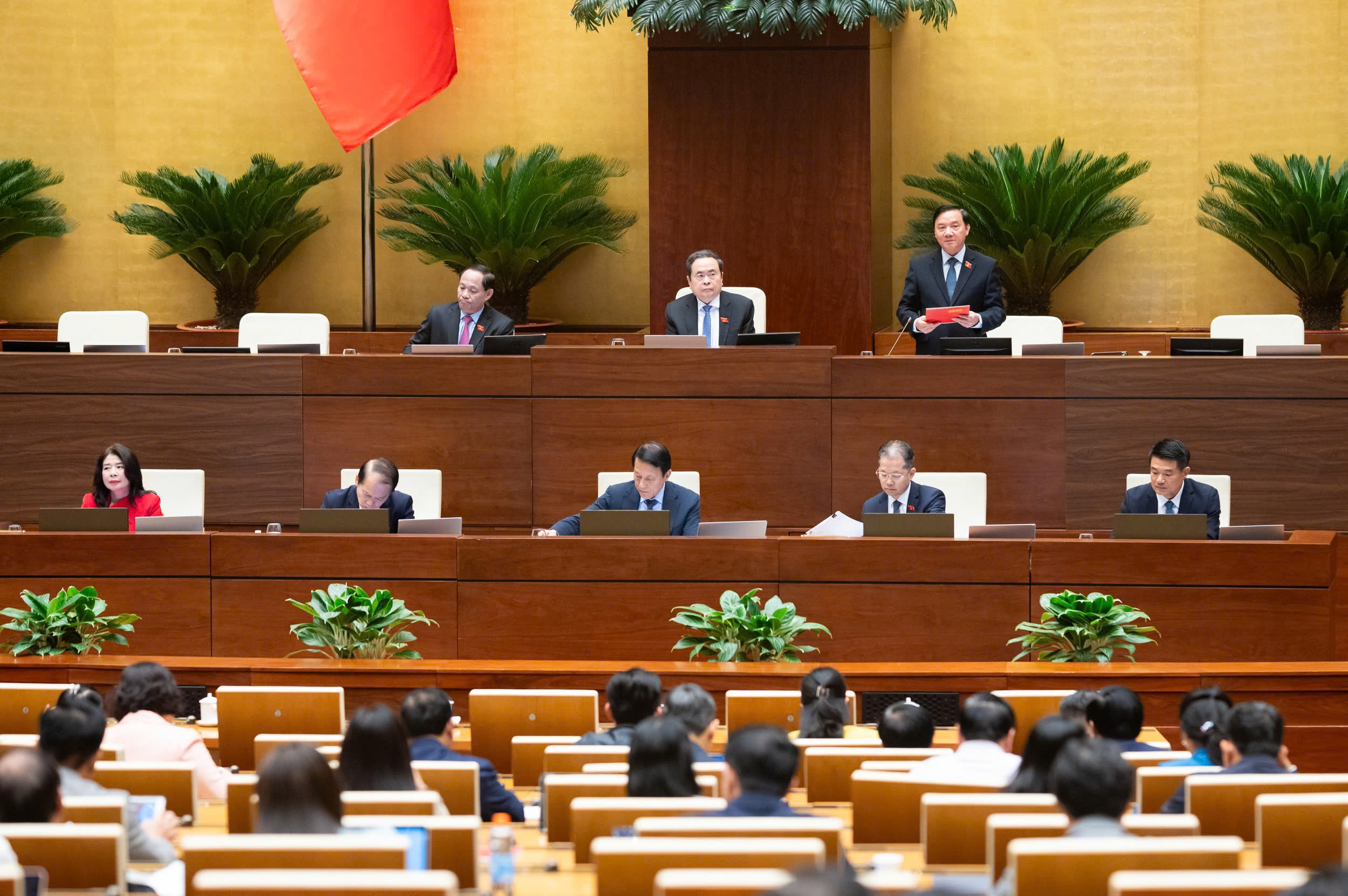 Đoàn Chủ toạ điều hành phiên họp.&nbsp; Ảnh: Link Trang Chủ PG88.Com Mới #2026.