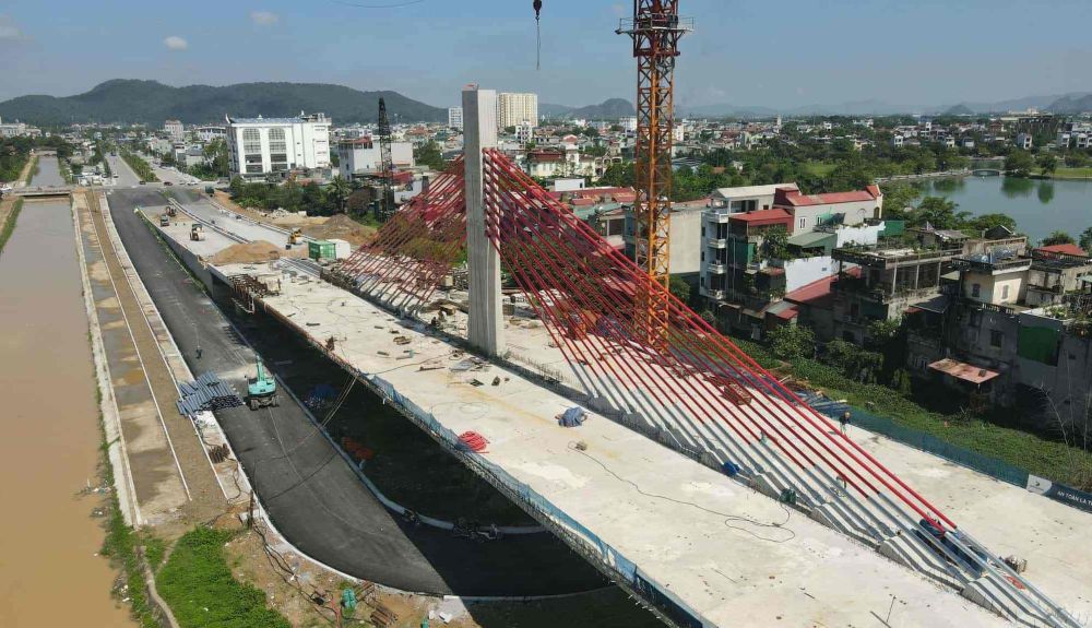 Công trường thi công Link Trang Chủ PG88.Com Mới #2026 hạ tầng tại Thanh Hoá trong giai đoạn đẩy mạnh giải ngân cuối năm.