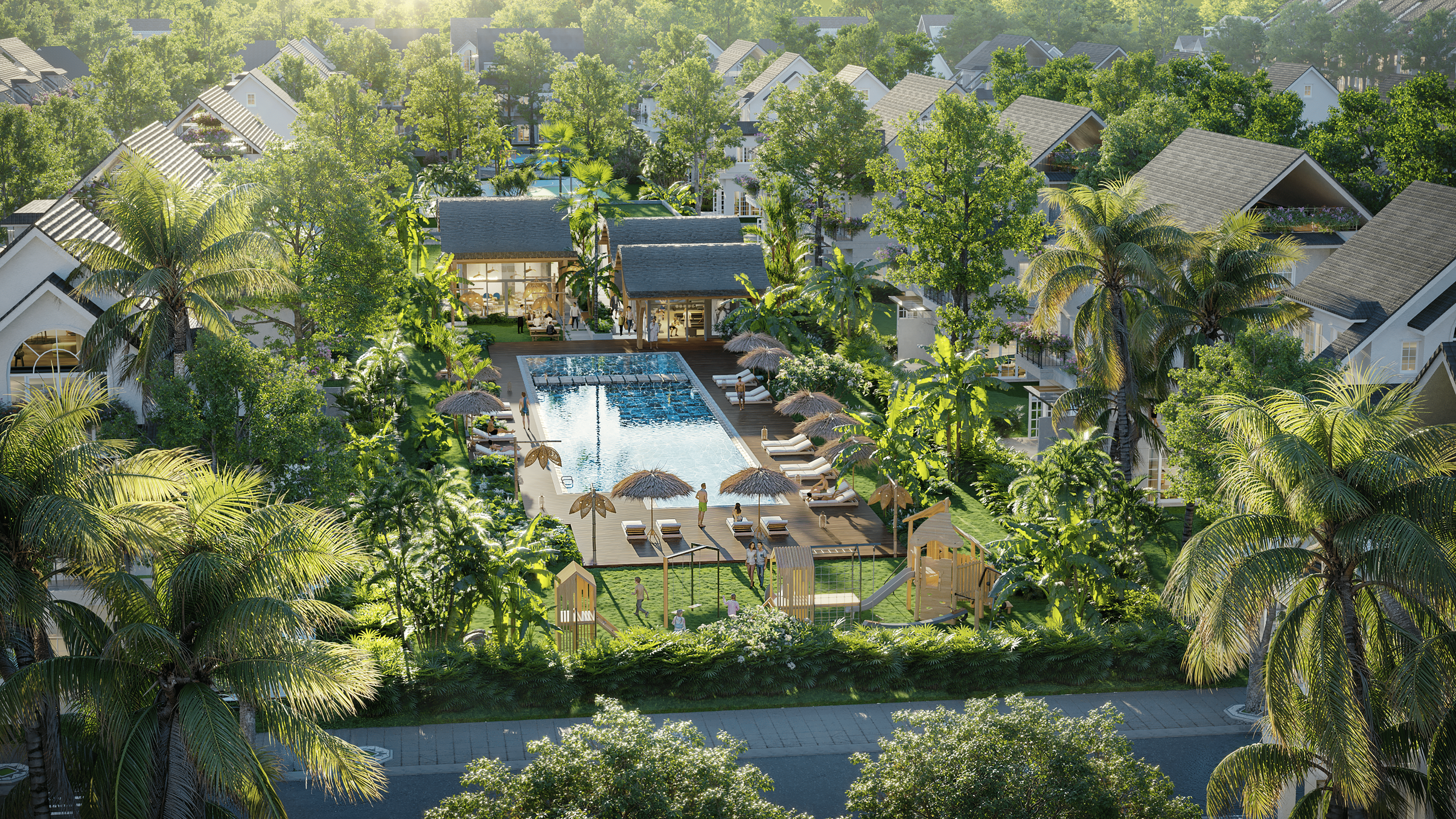 Clubhouse rộng 2.750m2 tại Central Island.