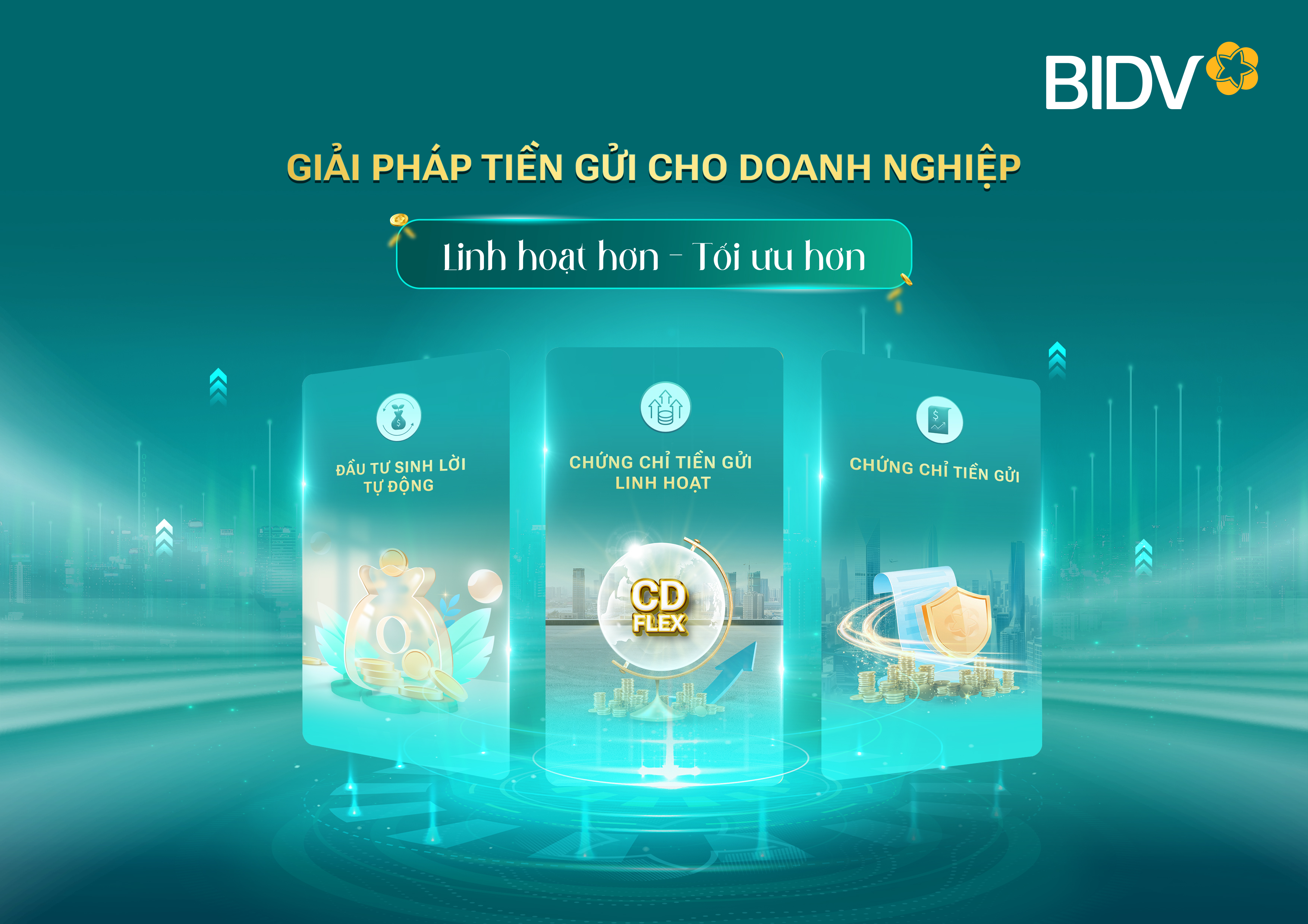 CD_Flex trở thành lựa chọn phù hợp cho các 6Pg88.con độc quyền mỗi ngày có dòng vốn ngắn hạn, kế hoạch chưa chắc chắn, vừa muốn tận dụng lãi suất ngắn hạn, vừa cần khả năng rút vốn nhanh.