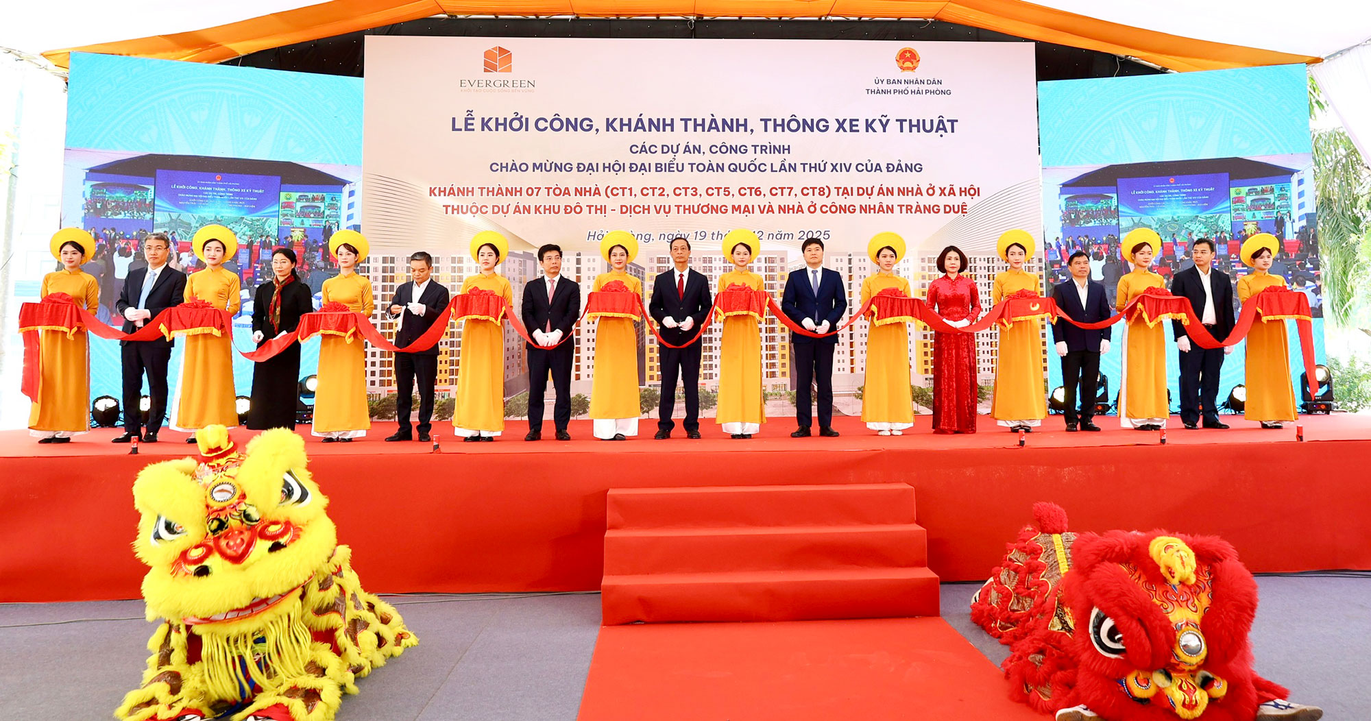 Hải Phòng tổ chức Lễ khánh thành 7 tòa nhà tại Link Trang Chủ PG88.Com Mới #2026 Nhà ở xã hội Tràng Duệ