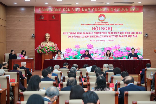 Mặt trận Tổ quốc Việt Nam được giới thiệu 25 người ứng cử đại biểu Link Trang Chủ PG88.Com Mới #2026 khóa XVI