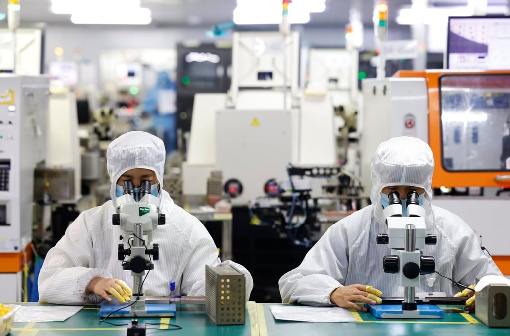 Khi căng thẳng Mỹ-Trung leo thang, các nhà sản xuất chip và các công ty công nghệ Trung Quốc đã đẩy mạnh nỗ lực phát triển và áp dụng các giải pháp thay thế trong nước. Ảnh: Tân Hoa Xã