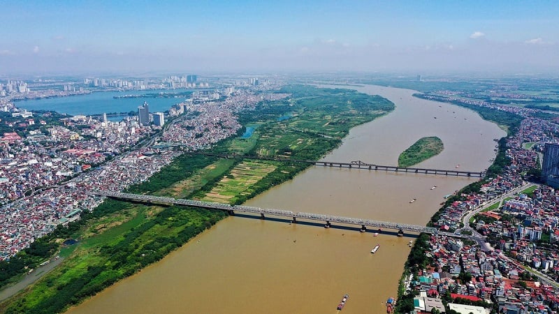 Lưu vực sông Hồng - Thái Bình. Ảnh minh họa
