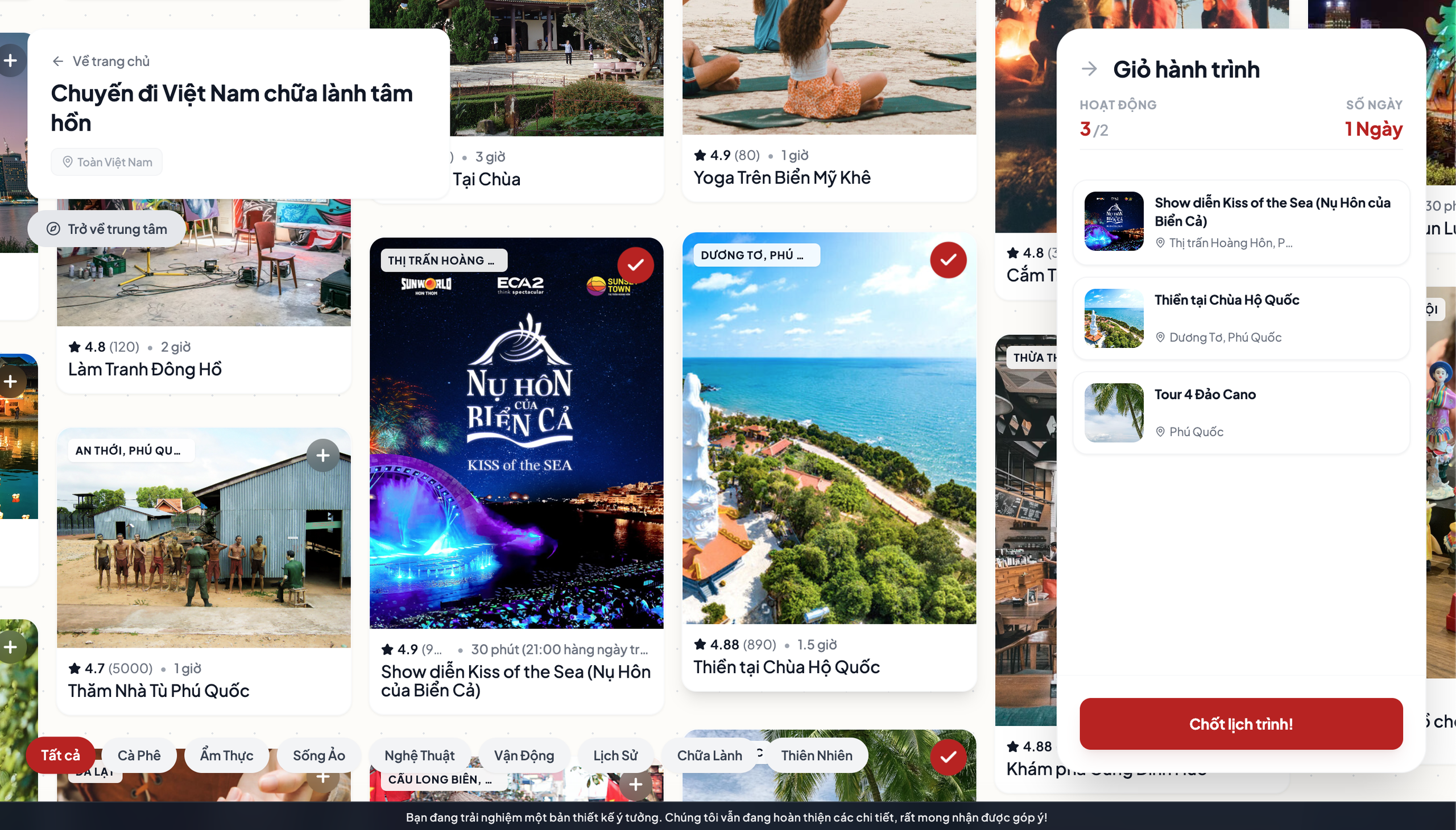 Nền tảng Visit Vietnam.