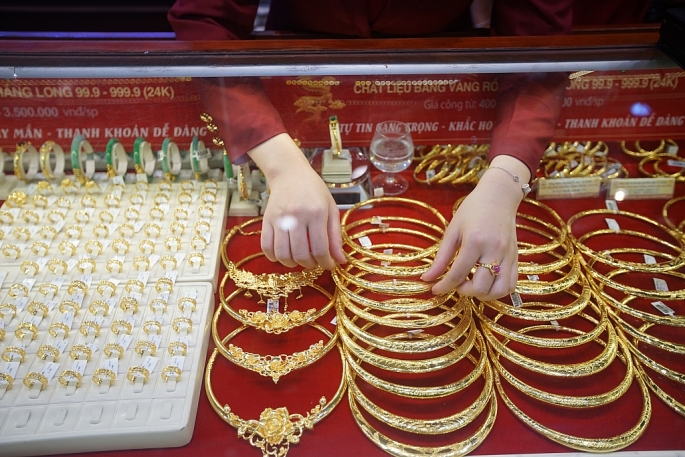 Giá mua, bán vàng miếng SJC tăng gần 3 triệu đồng trong 3 phiên liên tiếp