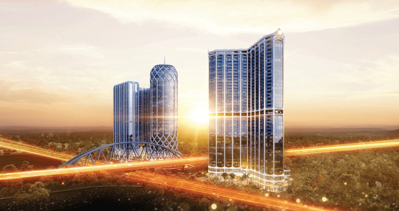 Phối cảnh Pg88vn.top độc quyền mỗi ngày Golden Crown Hai Phong tại vị trí lõi đô thị, hướng tới nhóm cư dân chuyên gia và quản lý cấp cao.