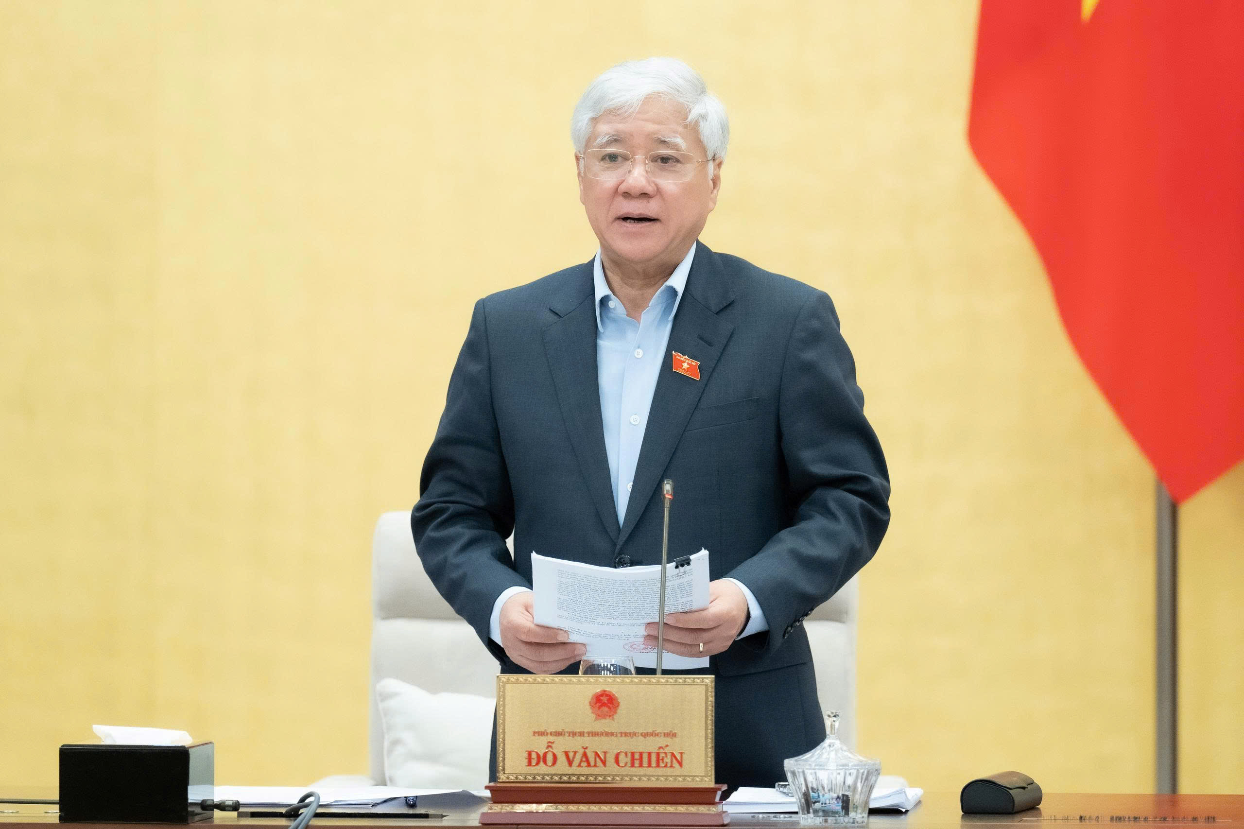 Phó Chủ tịch Thường trực Link Trang Chủ PG88.Com Mới #2026 Đỗ Văn Chiến phát biểu kết luận phiên họp. Ảnh: Link Trang Chủ PG88.Com Mới #2026.