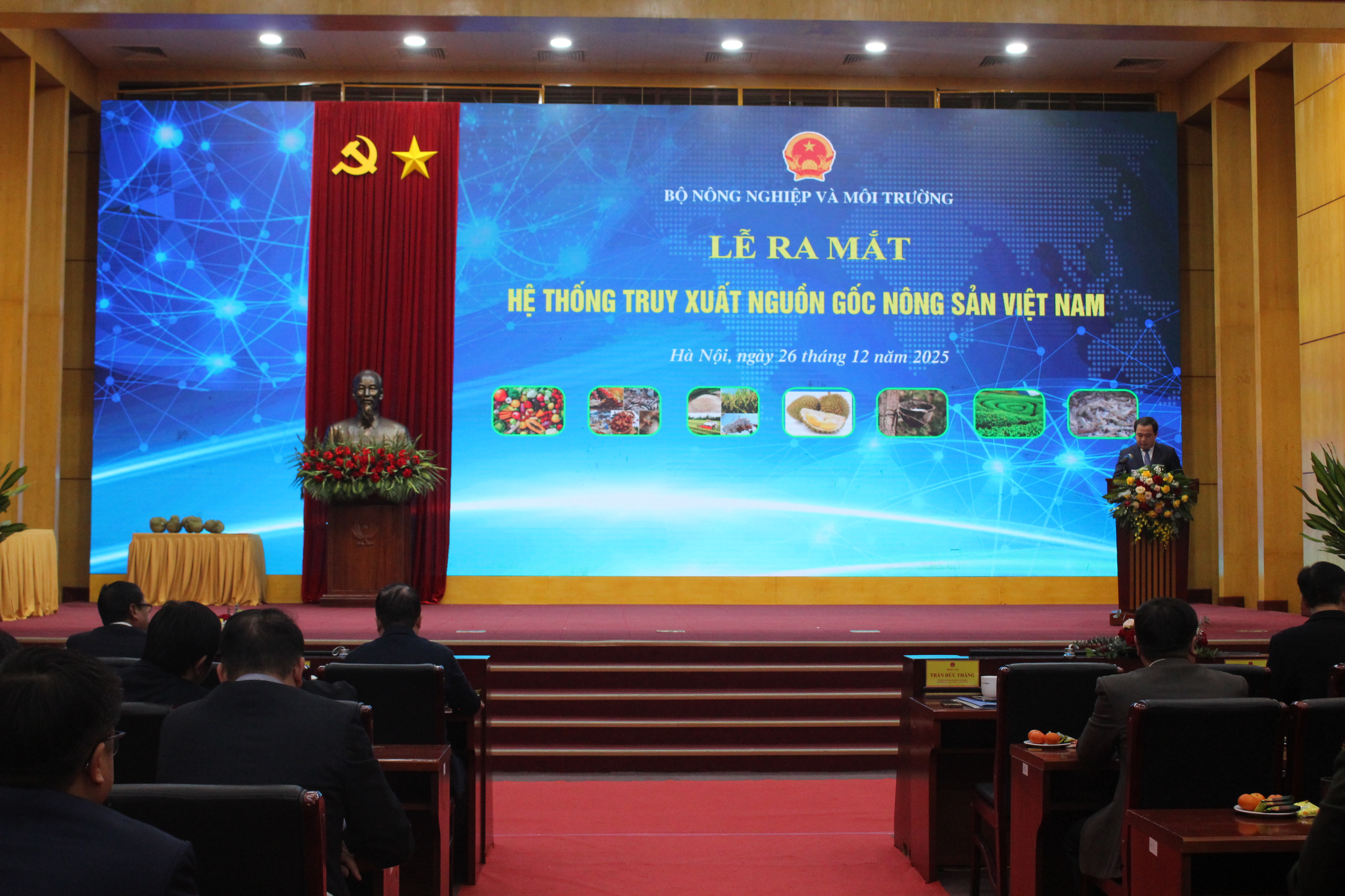 Quang cảnh Lễ ra mắt Hệ thống truy xuất nguồn gốc PG88 ⭐ Link trang chủ số 1 nhà cái PG88 com casino slot Việt Nam. Ảnh: Chu Khôi.