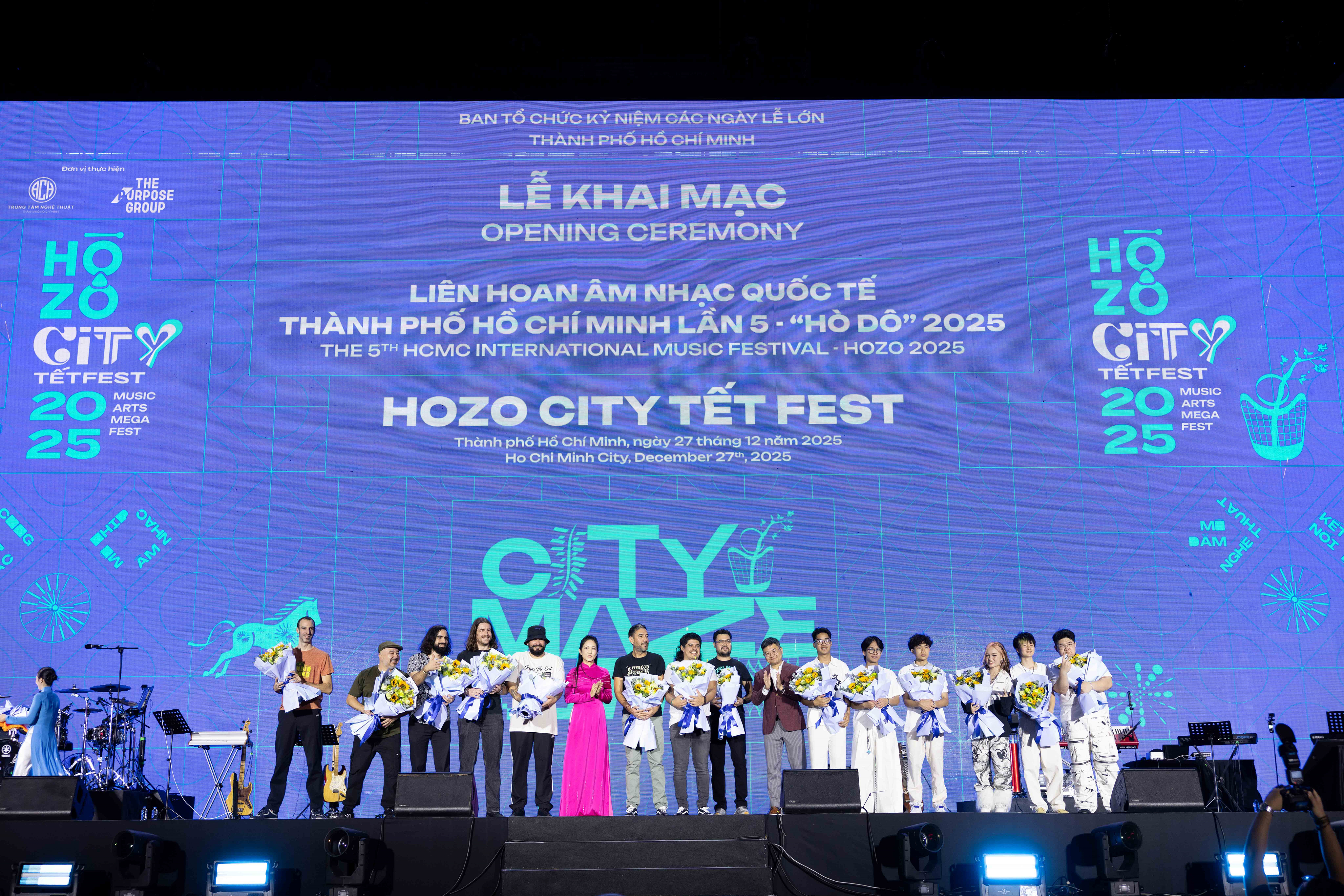 TP. Hồ Chí Minh khai mạc chuỗi hoạt động văn hóa, âm nhạc Hozo City Tết Fest 2025 chào đón năm mới