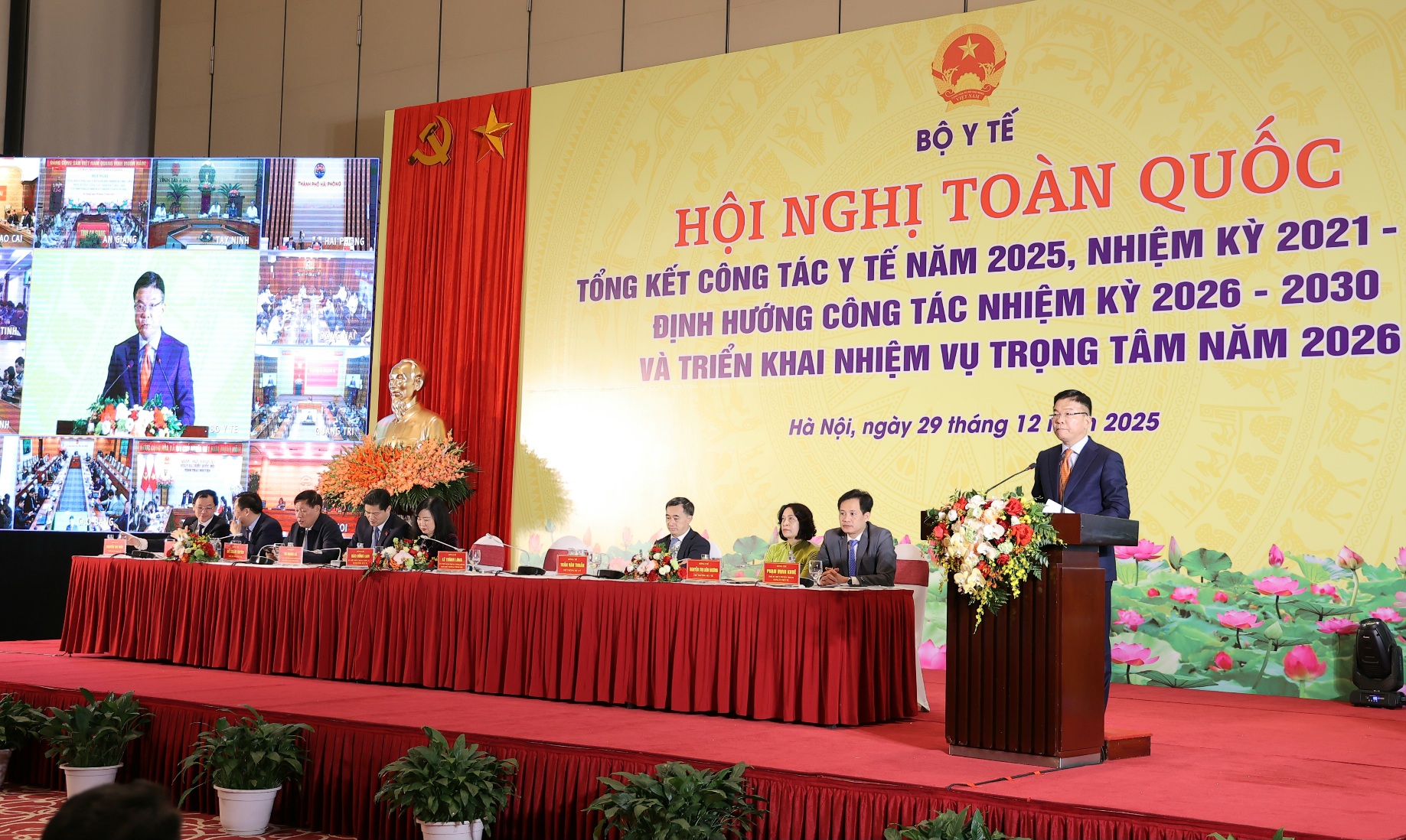 Phó Thủ tướng Chính phủ Lê Thành Long phát biểu tại hội nghị. Ảnh: Trần Minh.