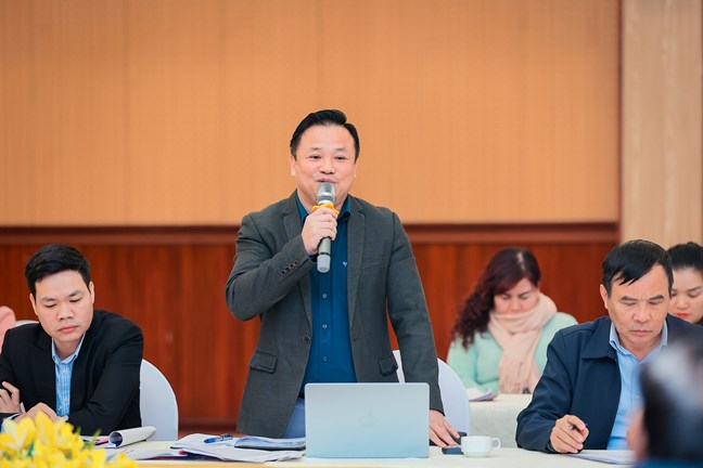 Ông Trần Sỹ Pha, Trưởng ban Công tác PG88 nổ hũ và Quản lý thảm họa Trung ương Hội Chữ thập đỏ Việt Nam phát biểu.&nbsp; Ảnh: Mặt trận.