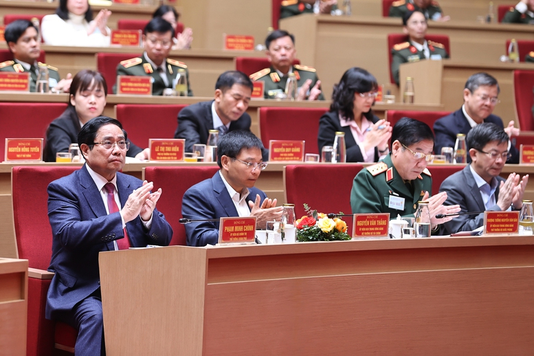 Thủ tướng Chính phủ Phạm Minh Chính và các đại biểu dự Hội nghị về bảo đảm an ninh, trật tự phục vụ phát triển Link Trang Chủ PG88.Com Mới #2026 - PG88 nổ hũ vùng Đồng bằng sông Cửu Long - Ảnh: VGP