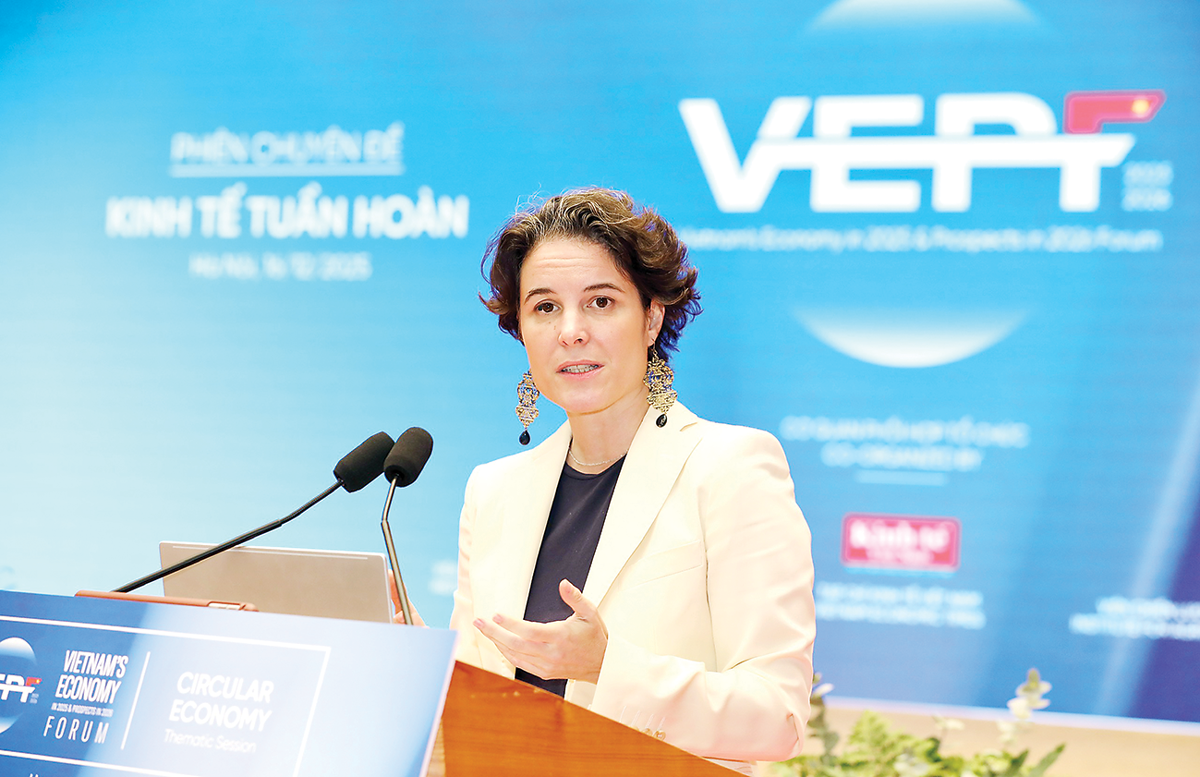 Bà Francesca Nardini, Phó Trưởng đại diện Chương trình PG88 hơn 2,1 triệu thành viên Liên hợp quốc (UNDP) tại Việt Nam.