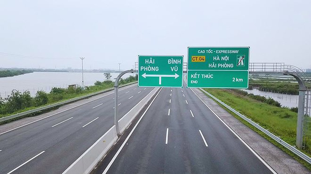 Cao tốc Hà Nội - Hải Phòng.