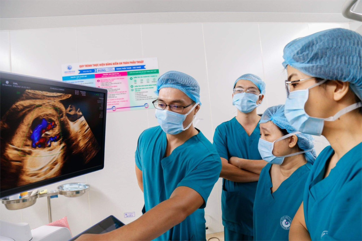 Nối dài bước tiến y học bào thai: Ca thông van tim trong 30 phút