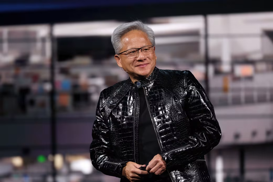 Nhà sáng lập kiêm Giám đốc Điều hành Nvidia Jensen Huang phát biểu tại CES 2026 ở Las Vegas ngày 5/1/2026