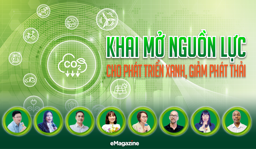Khai mở nguồn lực cho phát triển xanh, giảm phát thải