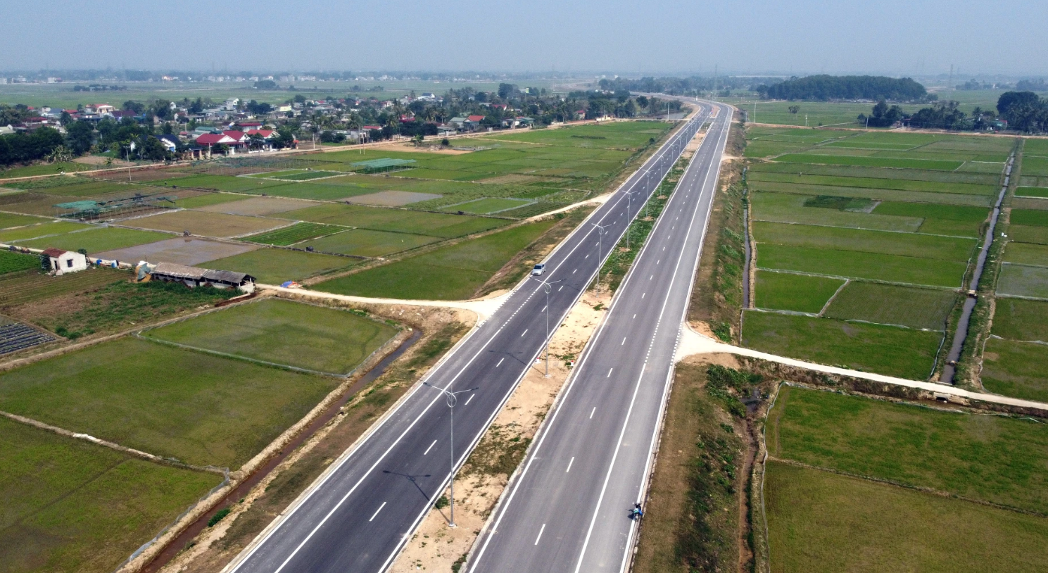 Toàn cảnh tuyến đường Vạn Thiện - Bến En nối cao tốc Bắc Nam