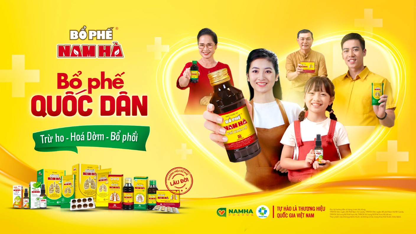 Bổ Phế Nam Hà&nbsp;– thương hiệu thuốc ho bổ phế lâu&nbsp;đời, gắn bó với sức khỏe hô hấp của nhiều thế hệ người Việt.