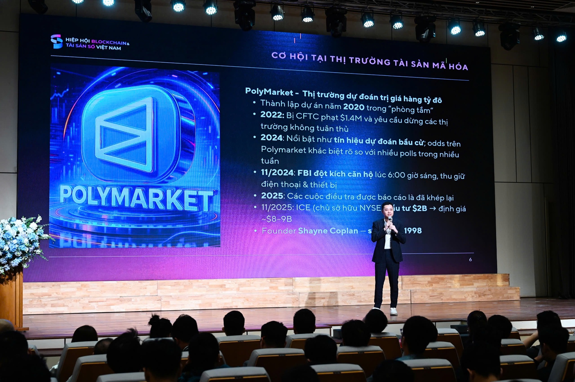 <b>Theo&nbsp;ông Trần Huyền Dinh,&nbsp;Việt Nam liên tục nằm trong nhóm quốc gia có mức độ tiếp nhận tài sản mã hoá cao trên toàn cầu. Tổng giá trị dòng vốn tài sản mã hoá chảy vào Việt Nam trong giai đoạn 2023–2024 ước tính gần 220 tỷ USD.&nbsp;Thị trường buộc phải được tổ chức theo hướng minh bạch, dựa trên tiếp cận quản lý rủi ro, tích hợp đầy đủ các cơ chế phòng, chống rửa tiền và tài trợ khủng bố (AML/CFT) ngay từ khâu thiết kế hệ thống</b>