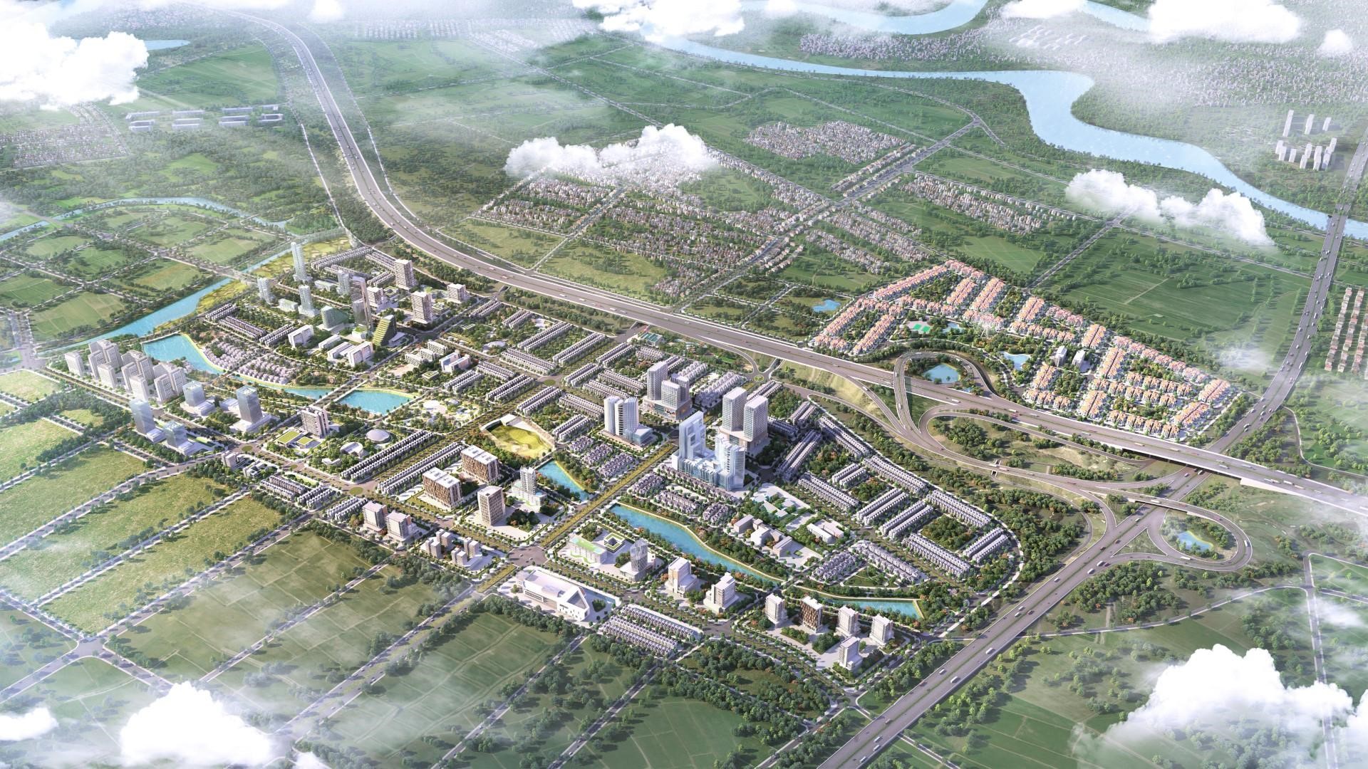 Nút PG 888 Casino Uy Tín Số 1 giữa QL.3 mới và QL.18 tại Yên Phong, Bắc Ninh.&nbsp;Nguồn:&nbsp;Hưng Ngân Group.