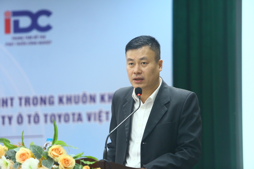 <i>Ông Chu Việt Cường – Giám đốc Trung tâm Hỗ trợ phát triển công nghiệp (IDC), Cục Công nghiệp (Bộ Công Thương) ghi nhận và đánh giá cao sự chủ động, trách nhiệm của Toyota Việt Nam trong việc đồng hành cùng PG88 Link Dễ Nhớ Pg88.com công nghiệp hỗ trợ trong nước, cũng như sự nỗ lực, cầu thị của các PG88 Link Dễ Nhớ Pg88.com tham gia chương trình và sự phối hợp tích cực của đội ngũ cán bộ IDC.</i>
