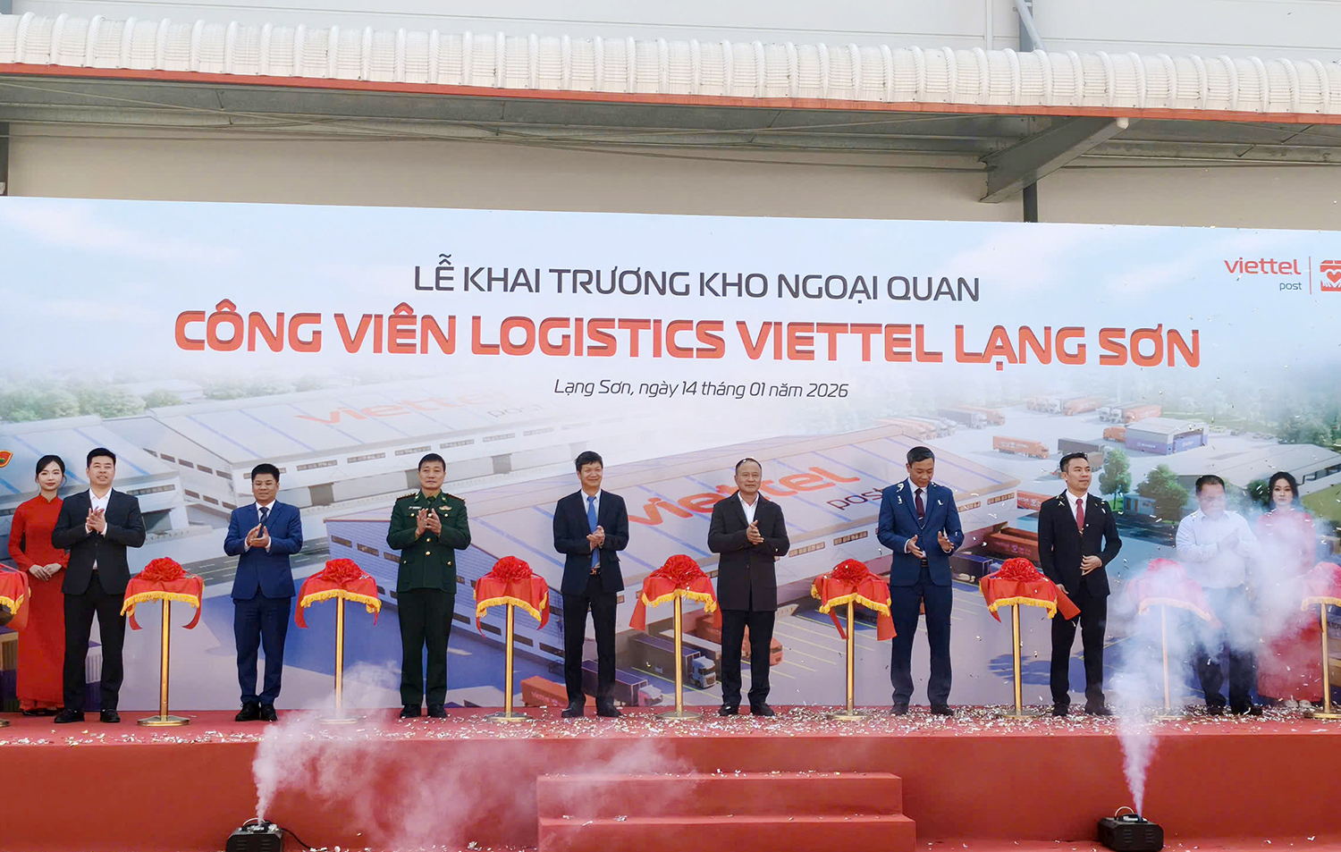 Khai trương, đưa vào vận hành Kho Ngoại quan Viettel Post tại Công viên Logistics Viettel Lạng Sơn, thuộc Khu Link Trang Chủ PG88.Com Mới #2026 cửa khẩu Đồng Đăng.