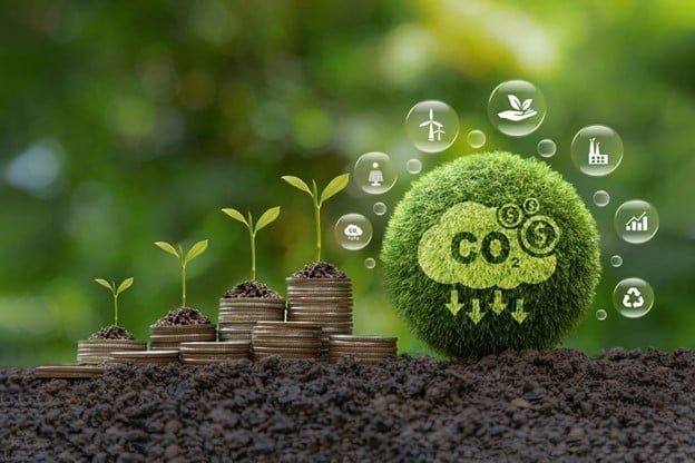 Hạn ngạch phát thải khí nhà kính và tín chỉ carbon muốn tham gia giao dịch trên sàn phải được đăng ký, cấp mã trong nước và ký gửi tập trung. Ảnh minh họa