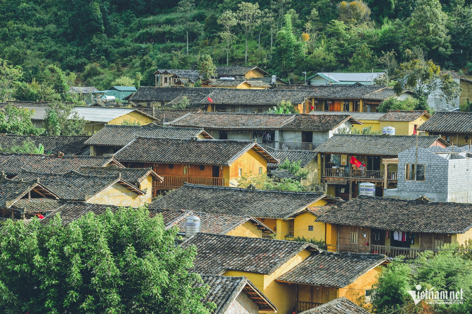Làng Lô Lô Chải - Ảnh: Vũ Mừng. 