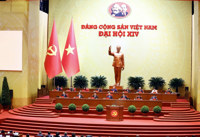 Đoàn Chủ tịch điều hành Đại hội XIV của Đảng.