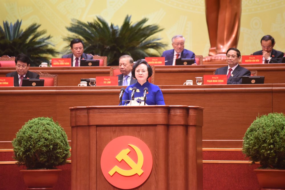 Phó Thủ tướng Chính phủ Phạm Thị Thanh Trà phát biểu tham luận.&nbsp;