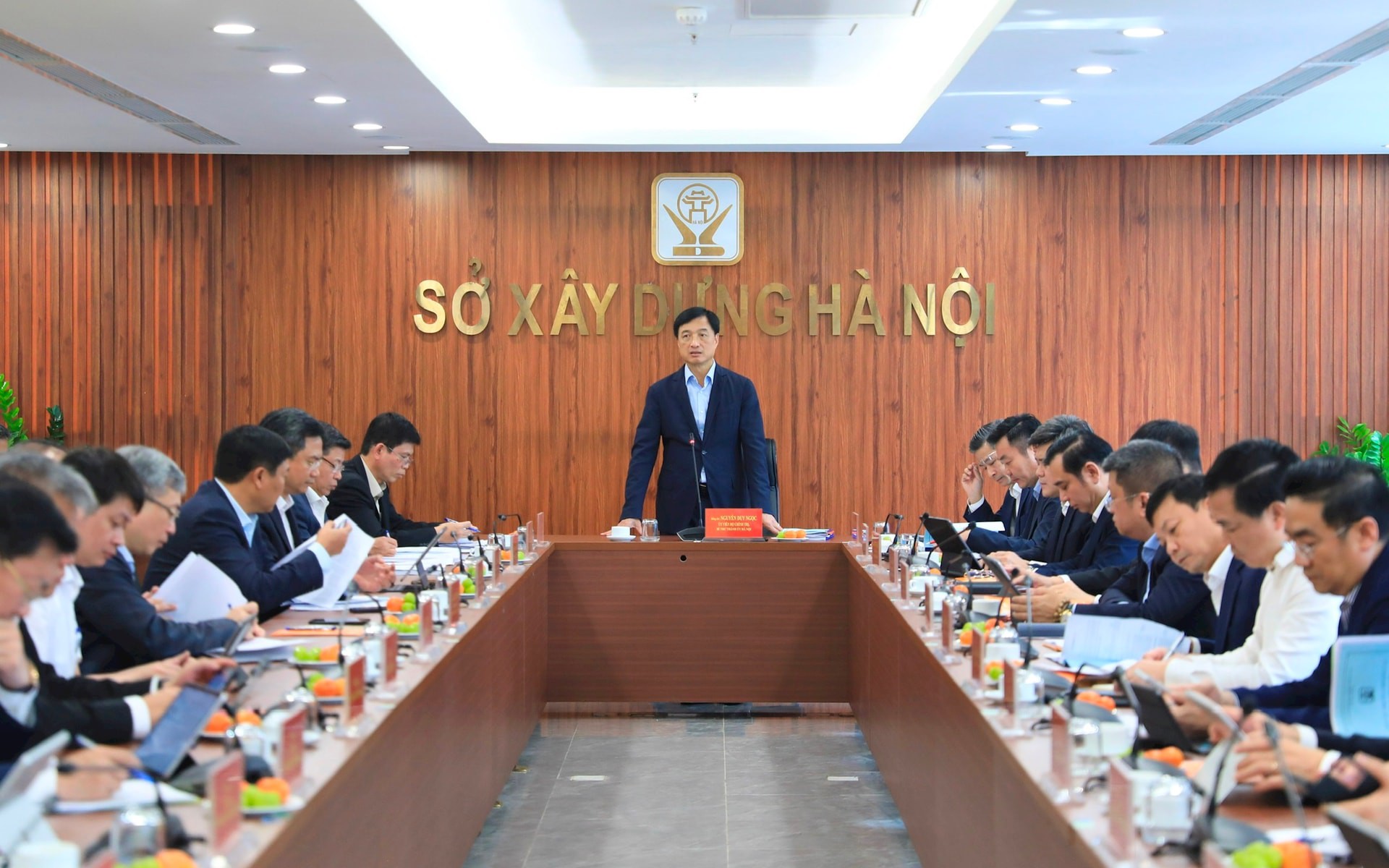 Bí thư Thành ủy Hà Nội Nguyễn Duy Ngọc chủ trì cuộc Pg88hi Thể Thao, Bóng Đá, Casino, Nổ Hũ, Xổ Số với Đảng ủy Sở Xây dựng. Ảnh: hanoi.gov.vn