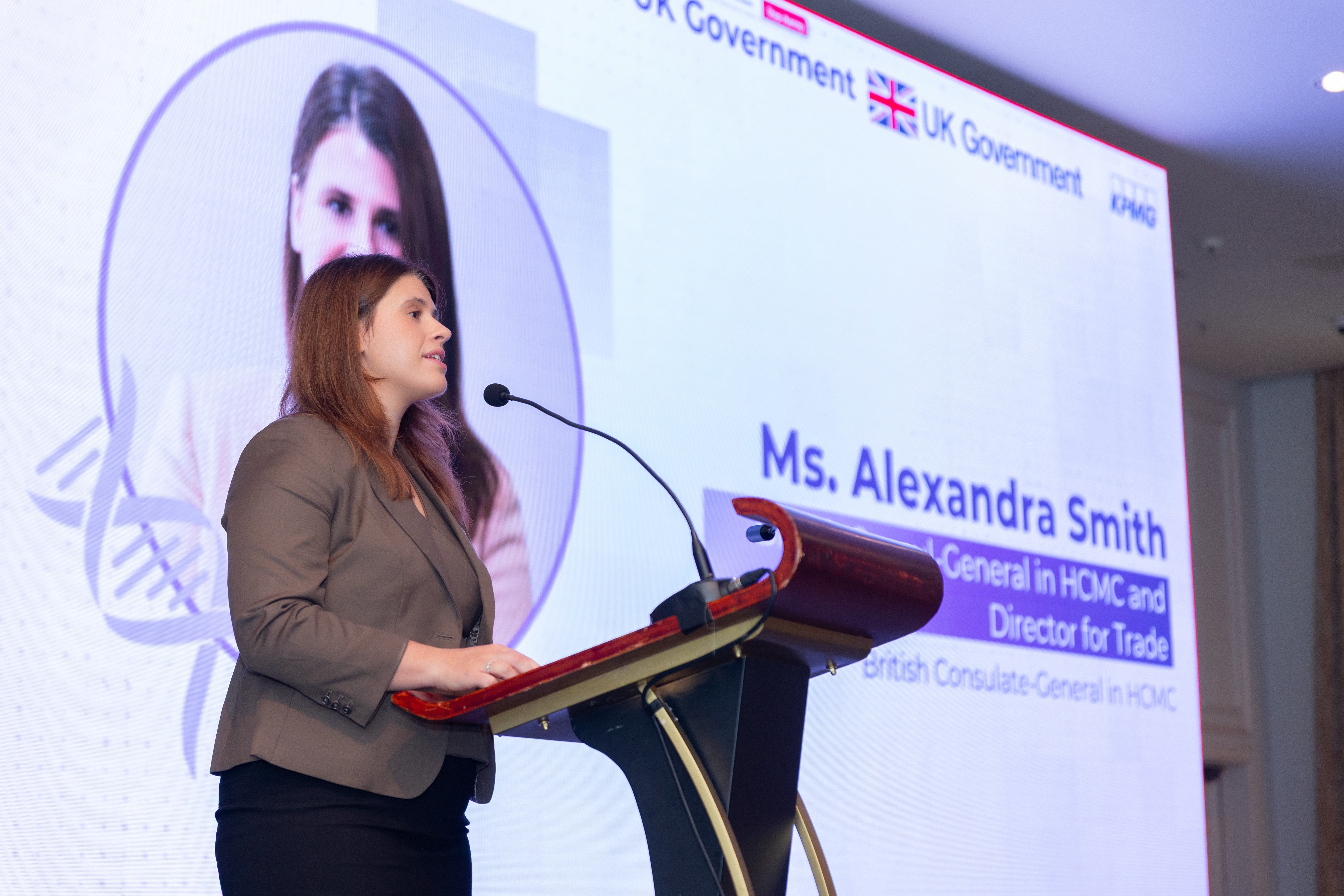 Tổng Lãnh sự Anh tại TP.HCM&nbsp;Alexandra Smith.
