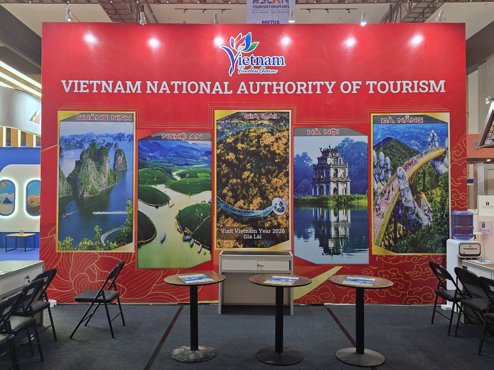 Gian hàng của du lịch Việt Nam tại&nbsp;ATF TRAVEX 2026.